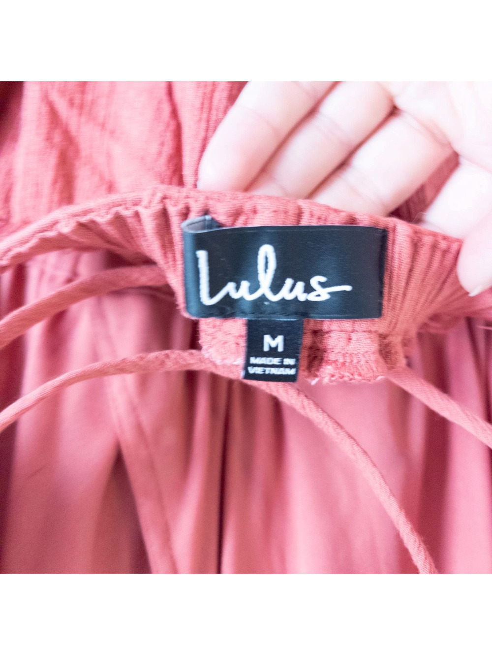 Lulus Rusty Rose Maxi Dress Pink Backless Womens Medium - Picture 13 of 15